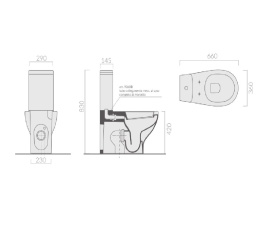 Бачок к унитазу Galassia Eden (7218), цвет белый