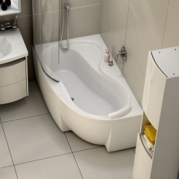 Акриловая ванна 150x95 Ravak (C551000000), асимметричная, угловая