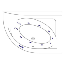 Фото Excellent Aquarella WAEX.ARP15.SMART Ванна 1500x1000 "SMART" (хром)