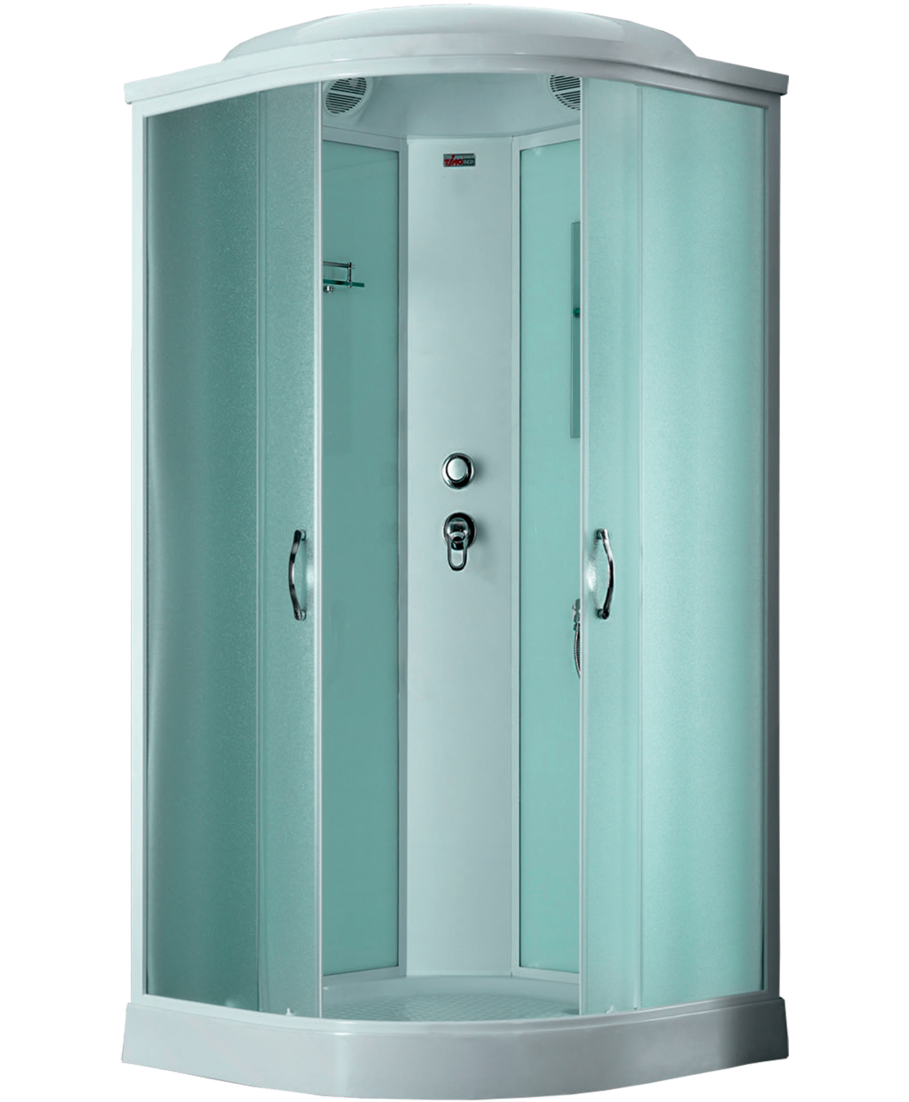 Фото Душевая кабина 100x100x218 Timo (TE-0701 P) Без гидромассажа, акрил, Поддон низкий