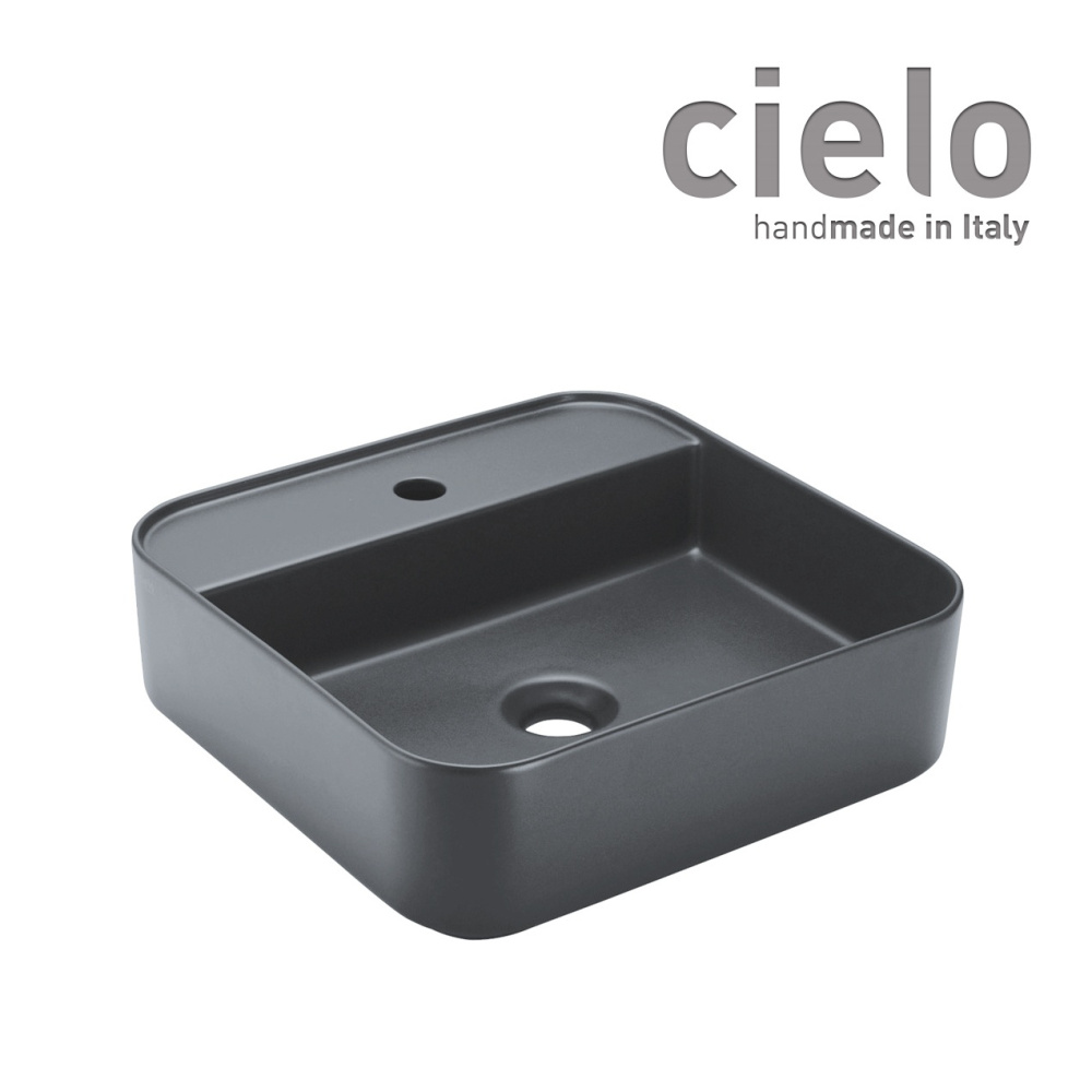 Ceramica CIELO Shui Comfort SHCOLAQF CM - Раковина для ванной комнаты 44*43 см, подвесная - накладна