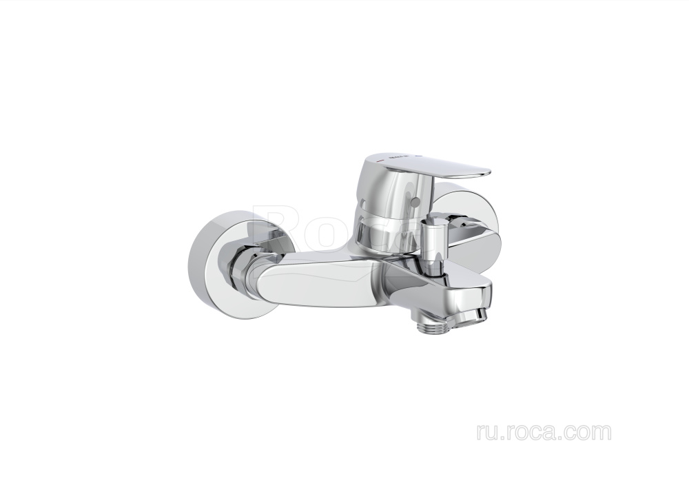 Фото Смеситель для ванны с душем Roca Alfa (5A0D25C0M) хром
