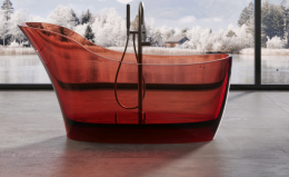 Фото Ванна из литьевого мрамора 170 см DEA Design Elegant (DD8613 1690 R5) Pomegranate
