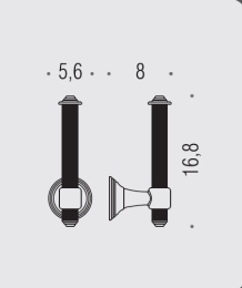 Фото Держатель запасного рулона Colombo Hermitage (B3390) хром