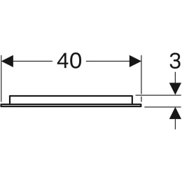 Фото Geberit My day 824340000 Зеркало, с подсветкой