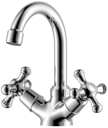 Фото Смеситель для раковины RedBlu by Damixa Retro (230210000) хром