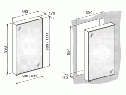 Фото Зеркальный шкаф Keuco Royal Integral 26016171103