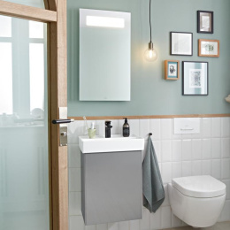 Villeroy Boch Collaro C00501FP Тумба под раковину 410х344 мм петли справа (Glossy Grey)