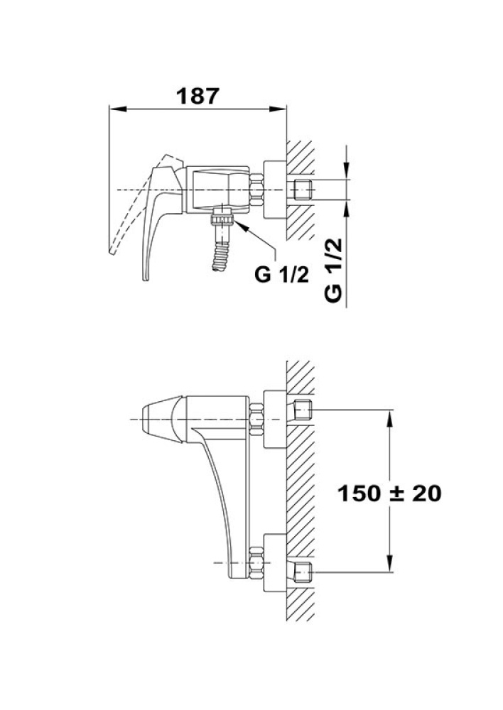 Фото Смеситель Teka Deia 402316200 для душа