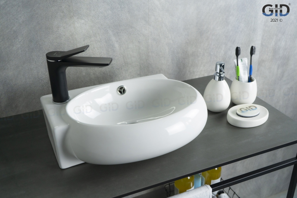 Раковина подвесная Gid N9100R (Чаша справа)