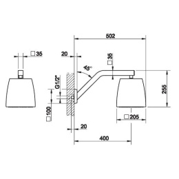Фото Верхний душ Gessi Mimi (31248#031) хром