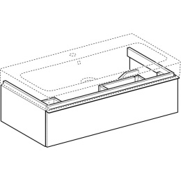Geberit iCon 841291000 Тумба для раковины, с ящиками выдвижными