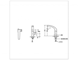 Фото Смеситель для кухни Bravat Nizza F7353387CP-RUS