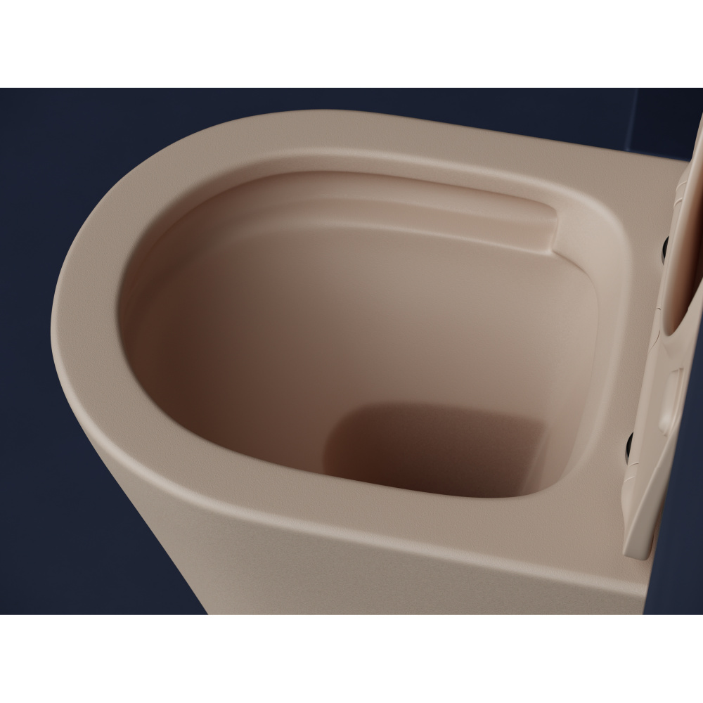 Подвесной унитаз Ceramica Nova Balearica CN6000MC Rimless с сидением