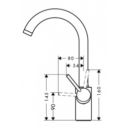 Смеситель для кухни Talis S 14870000 Hansgrohe