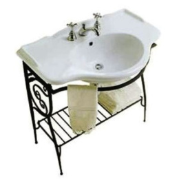 Фото Консоль под раковину Globo Paestum (PA072) Состаренный металл