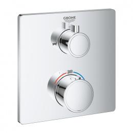 Фото Grohe Grohtherm 24080000 Термостат для ванны, встраиваемый без излива