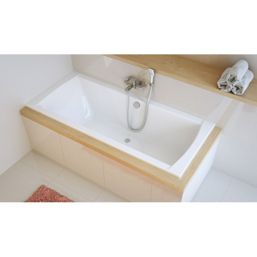 Акриловая ванна 180x80 Excellent (WAEX.AQU18WH), прямоугольная