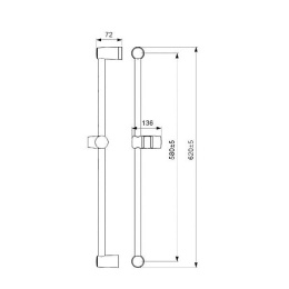 Фото Vidima Штанга Vidima FRESH BA196AA для душа