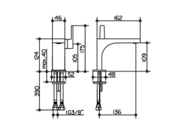 Фото Смеситель для раковины Keuco Edition 11 51104010100, хром