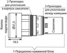 Фото Порционный клапан Варион 6990840