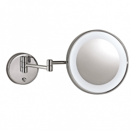 Фото Зеркало косметическое 3SC Specchi Cosmetici (ING07SL) хром, с подсветкой