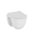 Подвесной унитаз VitrA S40 7759B003-0075 безободковый SmoothFlush (Смусфлаш) белый