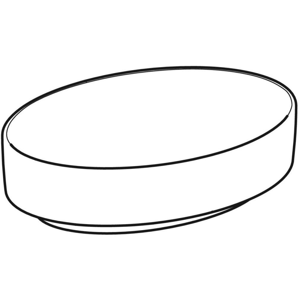 Geberit Variform 500.771.01.2 Раковина встраиваемая сверху, накладная