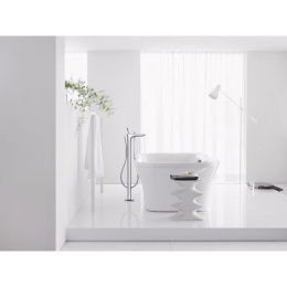 Смеситель для ванны Hansgrohe PuraVida (15473400) хром, белый