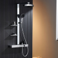 Душевая стойка B&W Gravity GH-9005-C с термостатом, хром