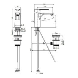 FIMA Carlo Frattini Mast F3131CR Смеситель для раковины