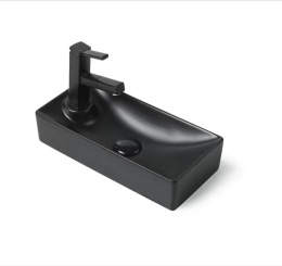 Фото Рукомойник к стене 43,5 см SantiLine (SL-2009RMB)черный