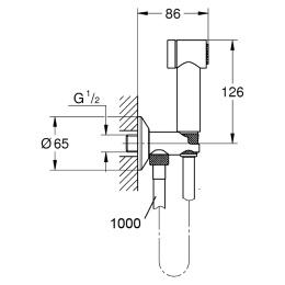 Гигиенический душ Grohe 26329000 Sena Trigger Spray 35