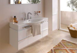 Тумба под раковину Laufen Palace New 4.0135.2.075.475.1 149 см, цвет белый глянцевый