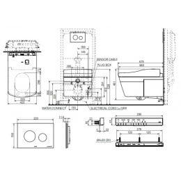 Унитаз подвесной Toto Neorest EW CW994P NW1