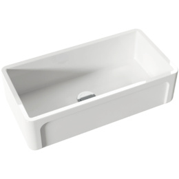 Фото Kerasan Hannah YORKSHIRE 542201 Раковина керамическая кухонная 914x470x254 мм, без отверстия под сме