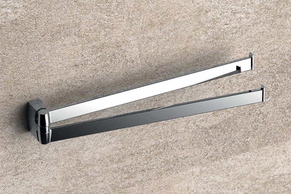 Фото Colombo Trenta B30120CR Держатель для полотенца-2ой 35,2см, хром