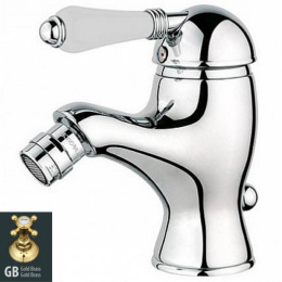 Фото Смеситель Nicolazzi Classico 3403GB76 для биде, гальваническое золото, ручки P.M. BLANC