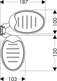 Фото Мыльница Hansgrohe (28698000)