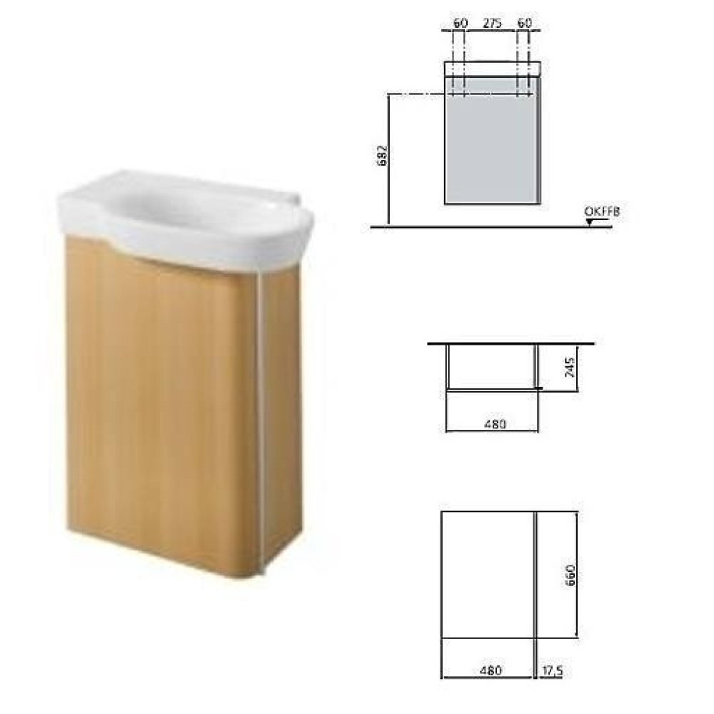 Ideal Standard Tonic Guest K2190 Тумба под раковину