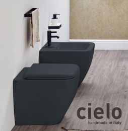 Ceramica CIELO Shui Comfort SHCOVABA - Унитаз напольный пристенный 55*38 см (Basalto)