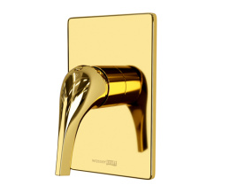 Фото Смеситель скрытого монтажа WasserKRAFT Sauer 7151 для душа, с PVD покрытием "глянцевое золото"