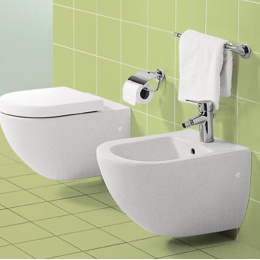 Биде подвесное 7400 00 01 VILLEROY&BOCH SUBWAY
