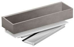 Фото Корзинка для душа Keuco Edition 11 11159050000, Серебристый, никель шлифованный