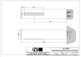 Фото Верхний душ Gessi Segni Tondo (32870#238) сталь полированная