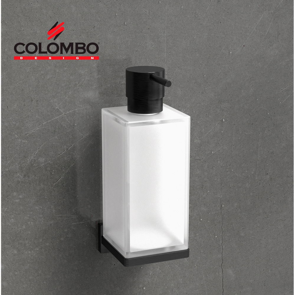 Colombo Design LOOK B9316.GM - Дозатор для жидкого мыла 310 мл, настенный (графит шлифованный)