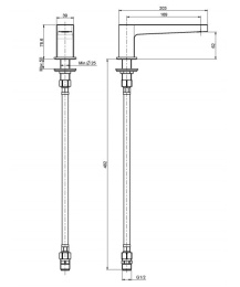 Излив для наполнения ванны F2400CR FIMA Carlo Frattini