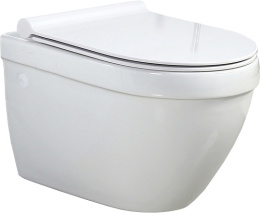 Инсталляция Tece с безободковым унитазом BelBagno Cento-R BB509CH, сиденье микролифт