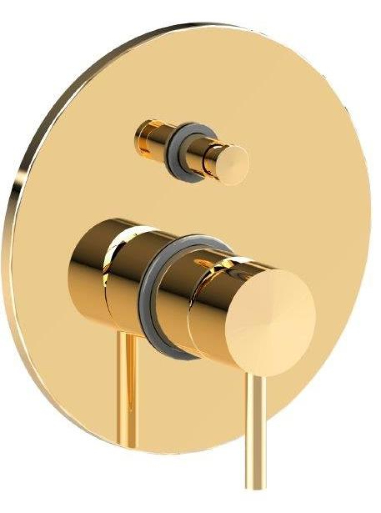 Комплект для душа Paffoni LIGHT (KITLIG015HG006) медовое золото