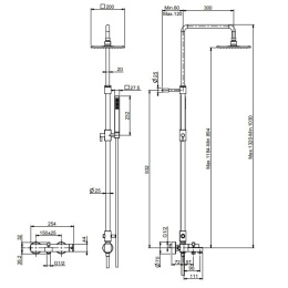 Душевая система Fima Carlo Frattini Brick (F3504/6CR) хром